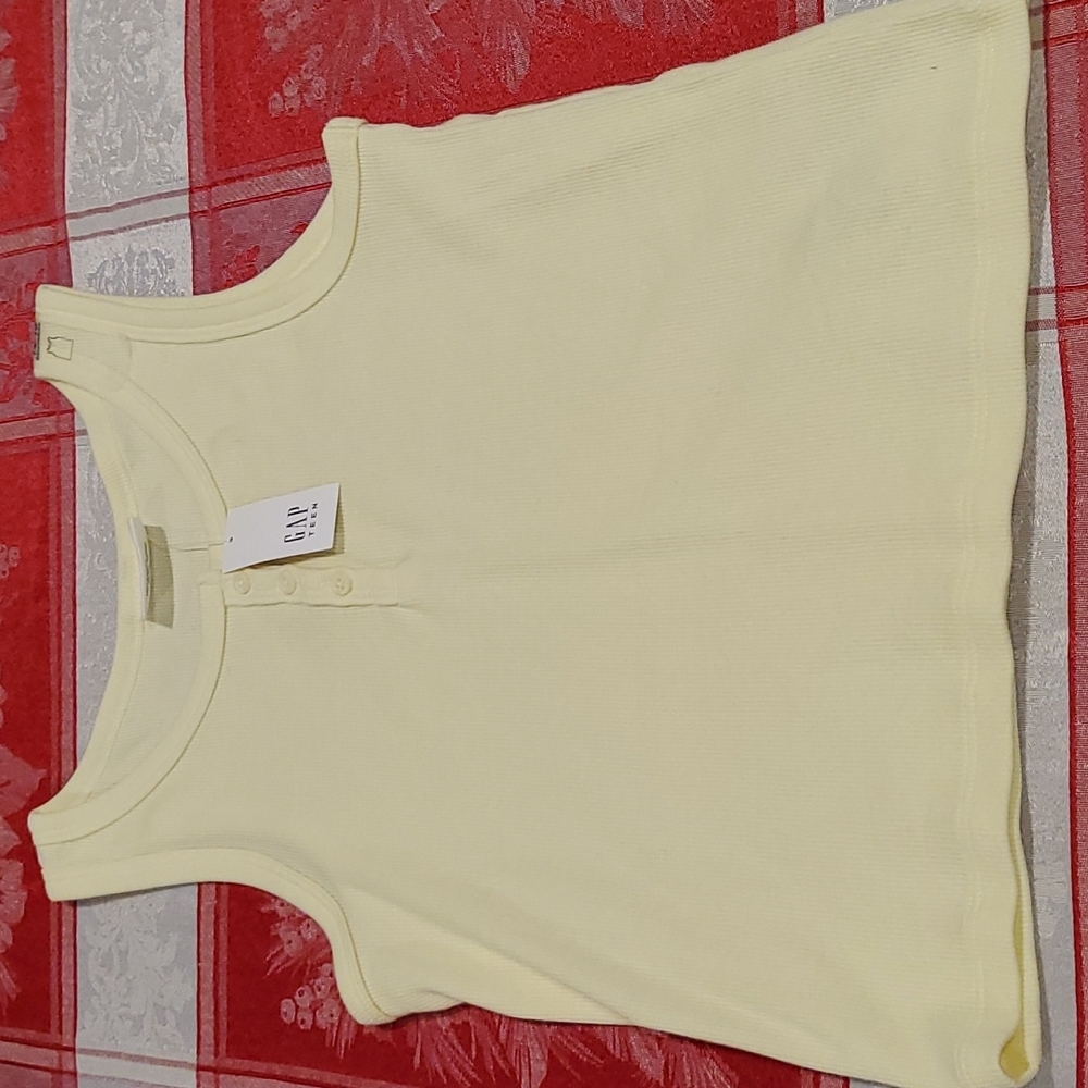 14-16, GAP, Modern Cropped Tank Top